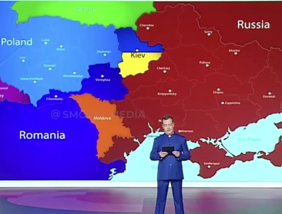 Медведев: Территории по обоим берегам Днепра есть неотъемлемая часть границ РФ