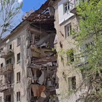 Террористический удар по Луганску