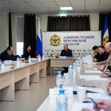 Владимир Сальдо провёл совещание с Минстроем России по социально-экономическому развитию Херсонской области